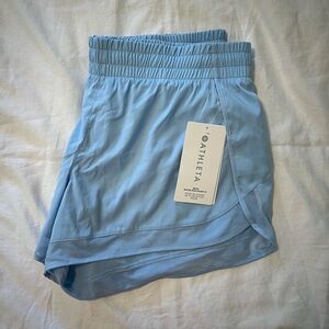 NWT athleta mesh racer run short 4"